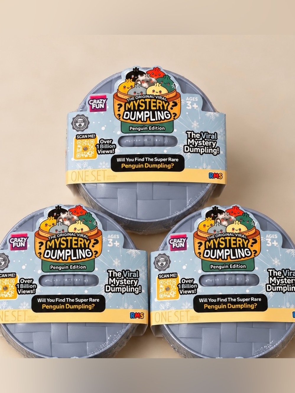 RMS Dumpling Penguin Edition NWT Sealed bundle of 3